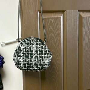 Patricia Nash Chic Black and White Tweed Women's cross body